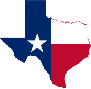 Texas Corporate Debt Collection Attorneys -Texas flag map